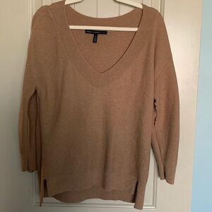 White House Black Market deep v sweater